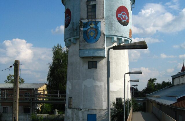 Wieża ciśnień w Łapach