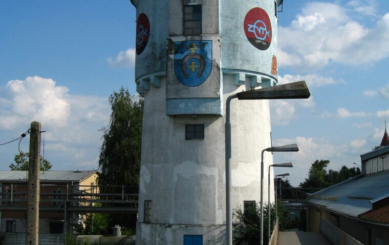 Wieża ciśnień w Łapach