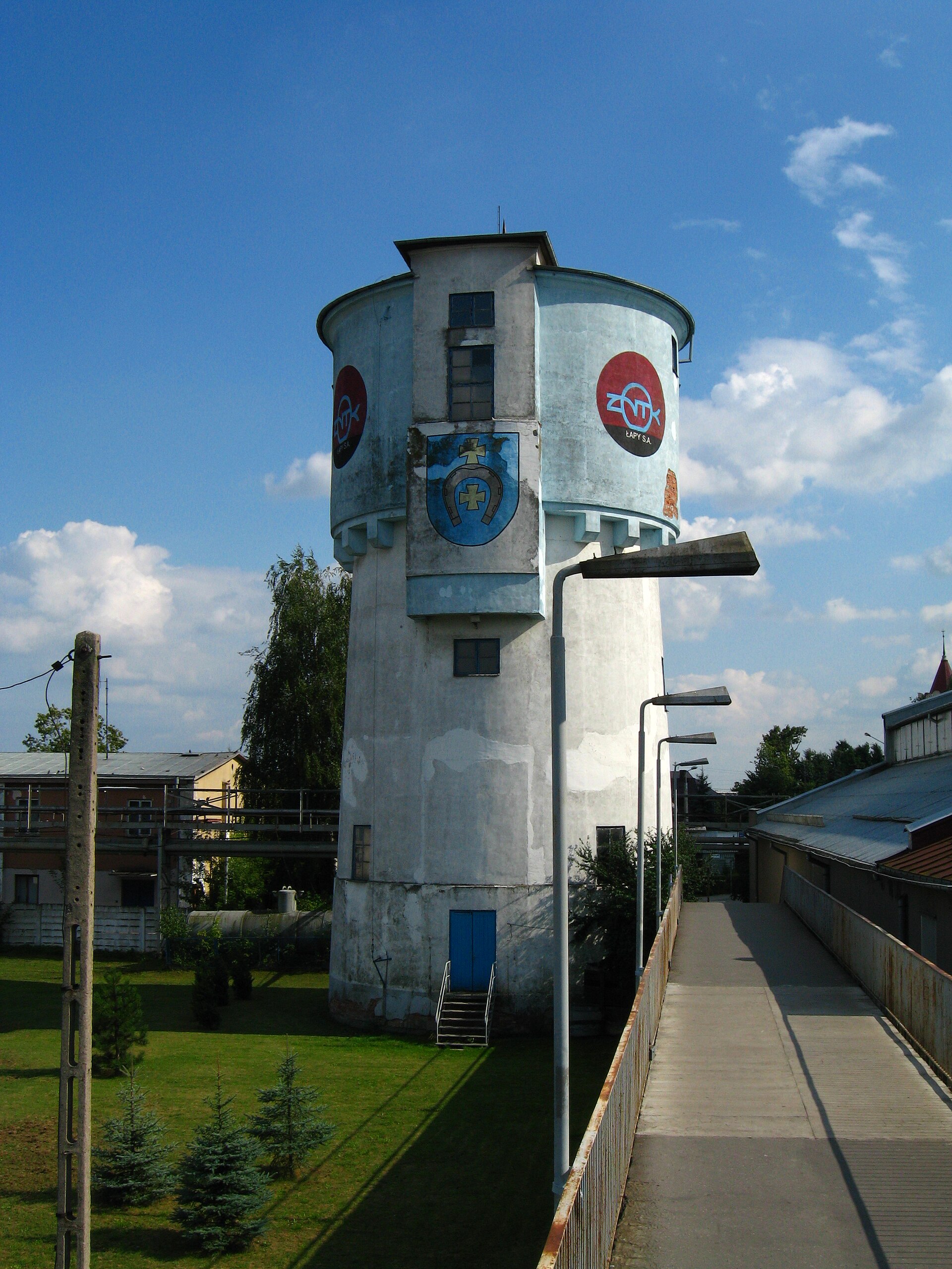 Wieża ciśnień w Łapach